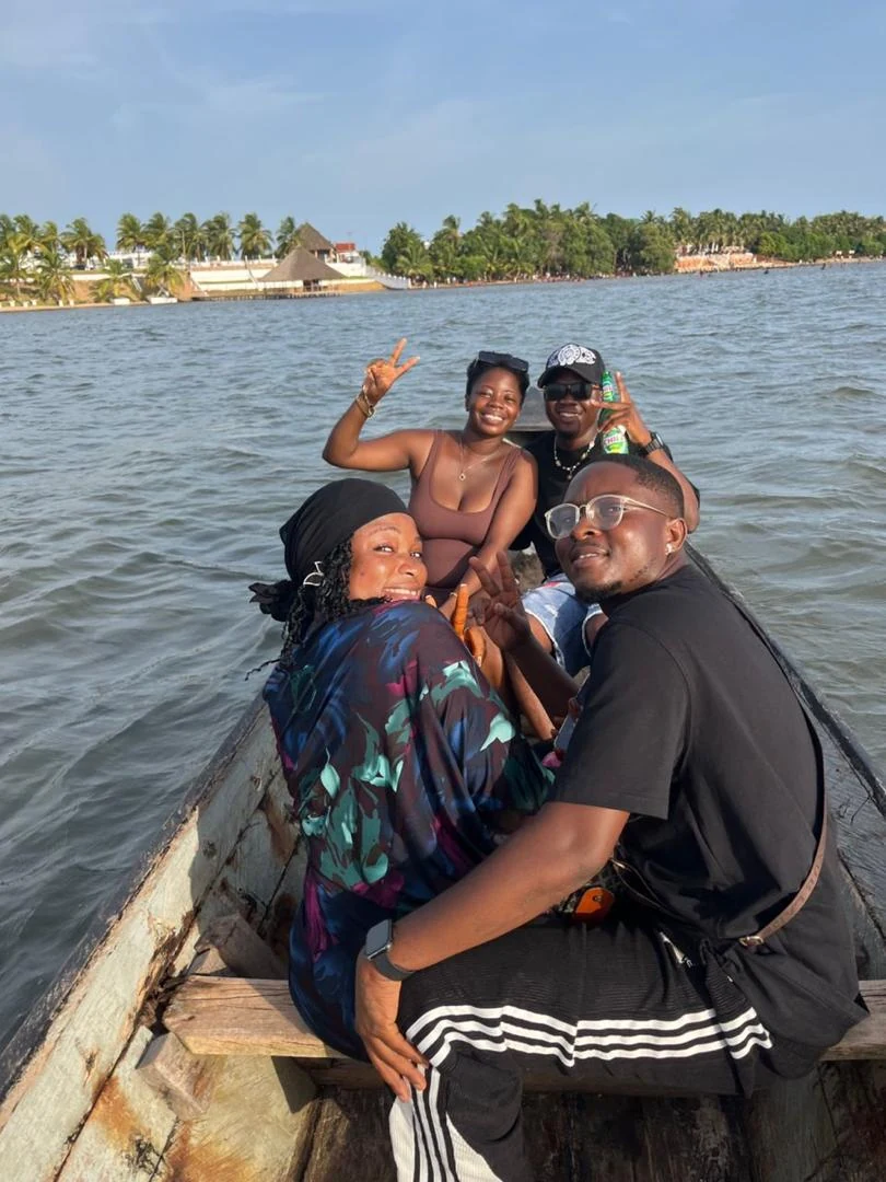 Boat moment from the Togo Vibe Experience